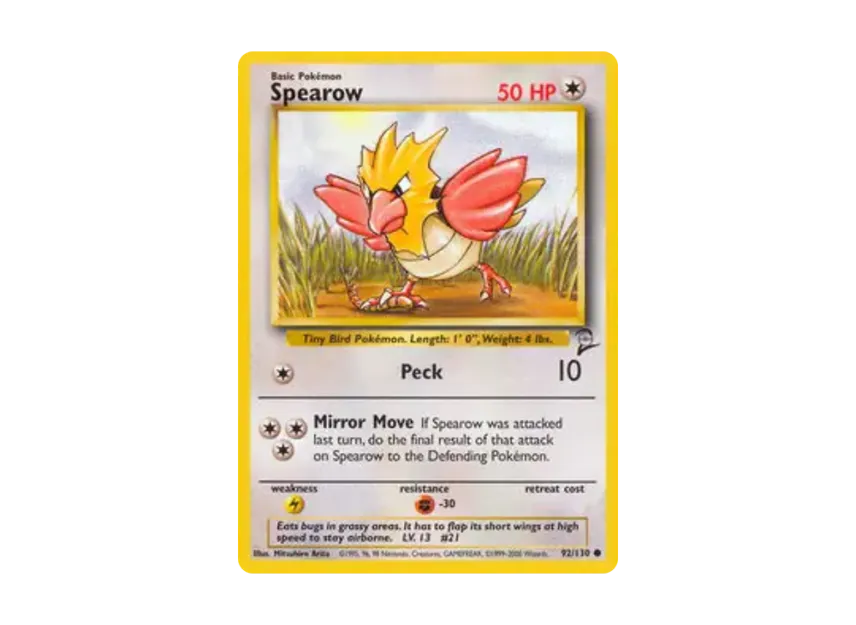 Spearow C [130-SET-2 92/130] [EN] (Base "Set 2")