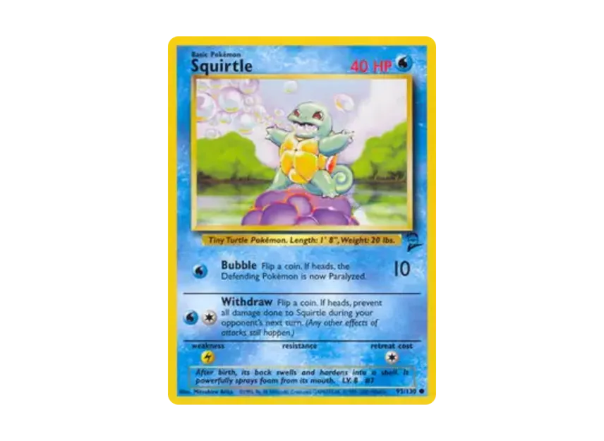 Squirtle C [130-SET-2 93/130] [EN] (Base "Set 2")
