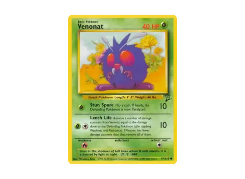 Venonat C [130-SET-2 97/130] [EN] (Base "Set 2")