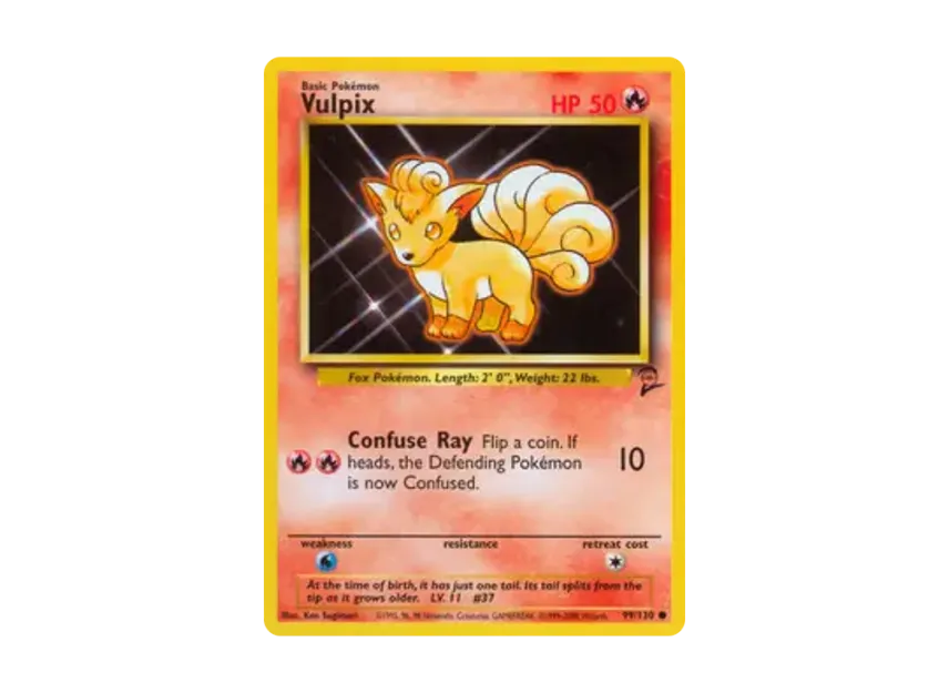 Vulpix C [130-SET-2 99/130] [EN] (Base "Set 2")