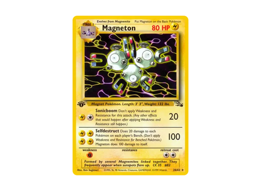 Magneton R : 1ED [62-FOSSIL 26/62] [EN] (Base "Fossil")