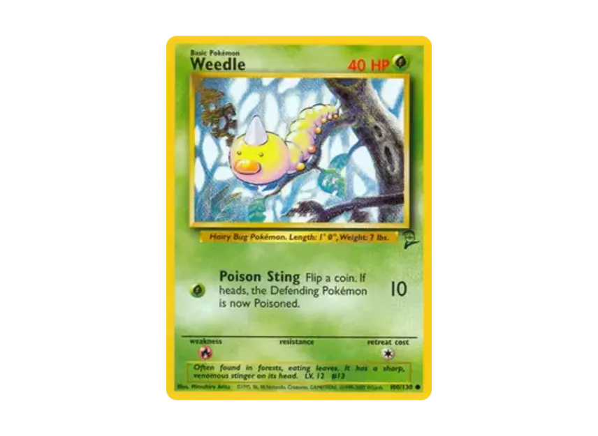 Weedle C [130-SET-2 100/130] [EN] (Base "Set 2")