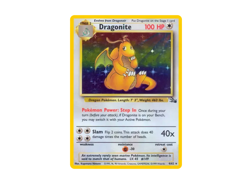 Dragonite R [62-FOSSIL 4/62] [EN] (Base "Fossil")