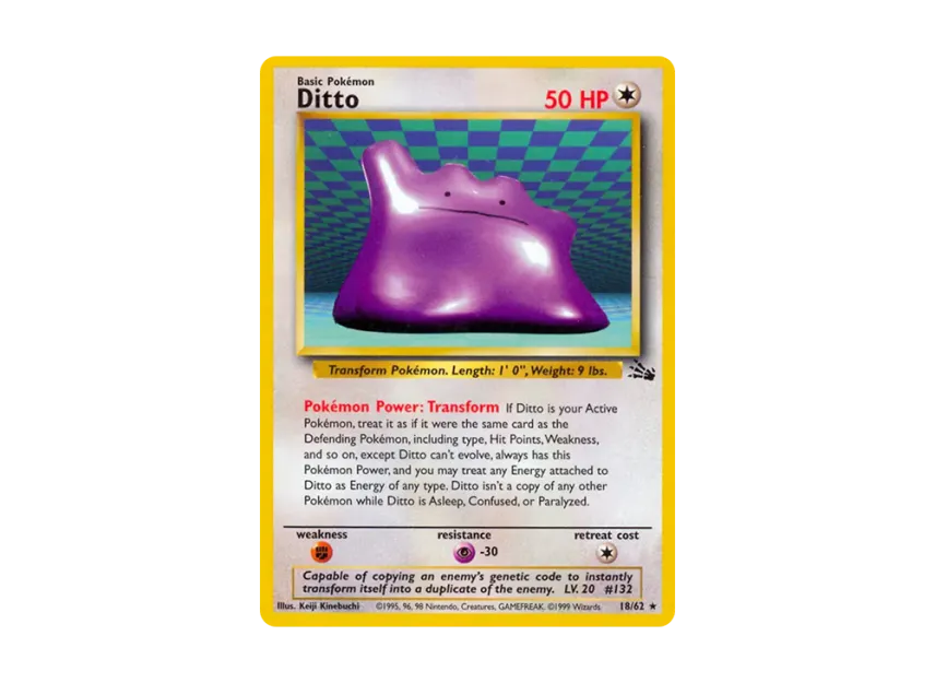 Ditto R [62-FOSSIL 18/62] [EN] (Base "Fossil")