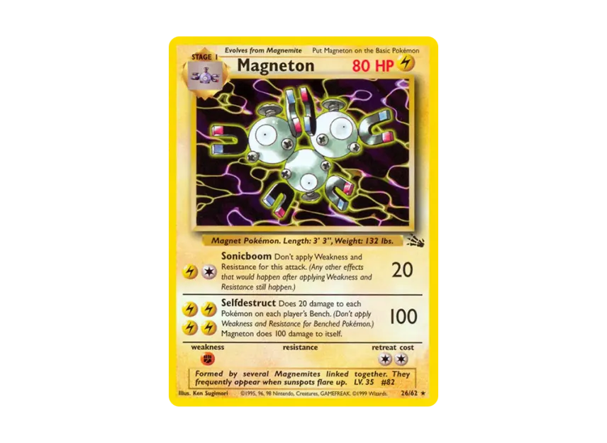 Magneton R [62-FOSSIL 26/62] [EN] (Base "Fossil")