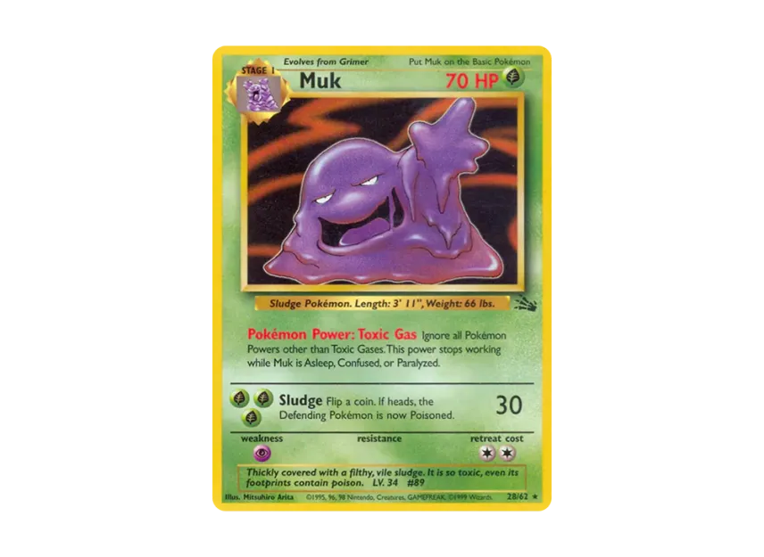 Muk R [62-FOSSIL 28/62] [EN] (Base "Fossil")