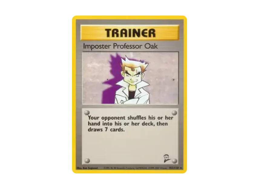 Imposter Professor Oak R [130-SET-2 102/130] [EN] (Base "Set 2")