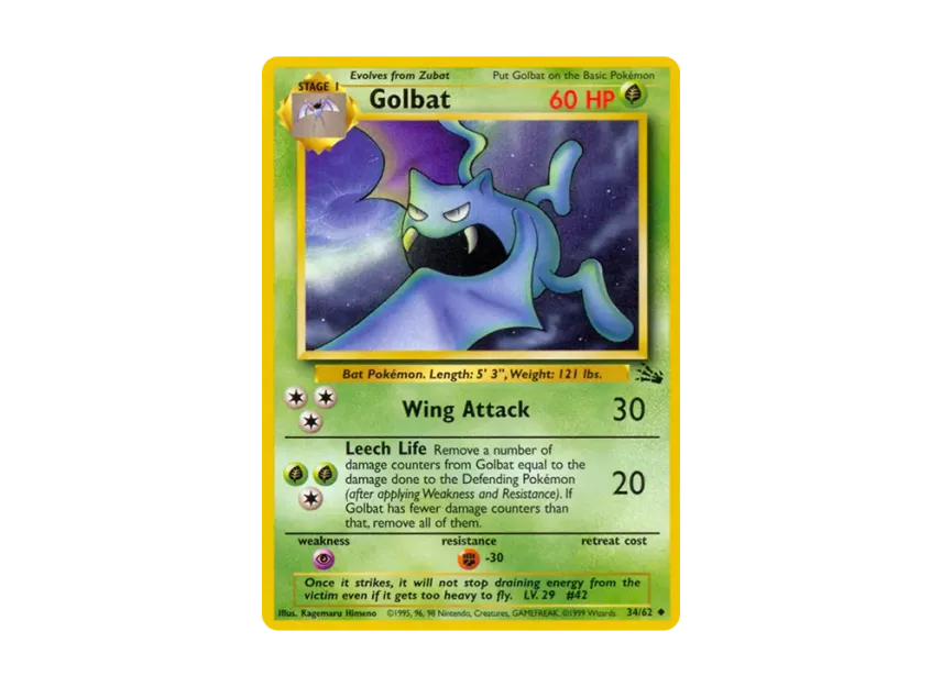 Golbat U [62-FOSSIL 34/62] [EN] (Base "Fossil")