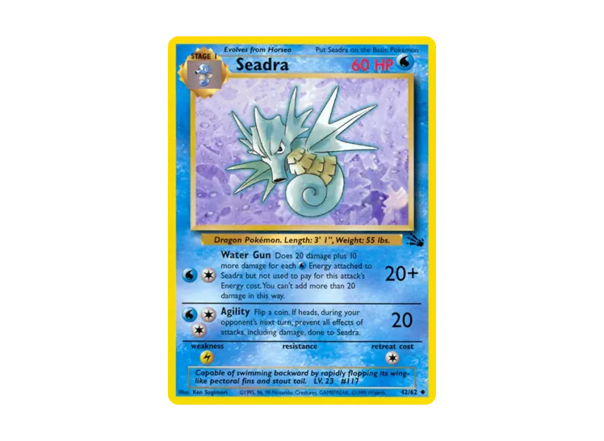 Seadra U [62-FOSSIL 42/62] [EN] (Base "Fossil")