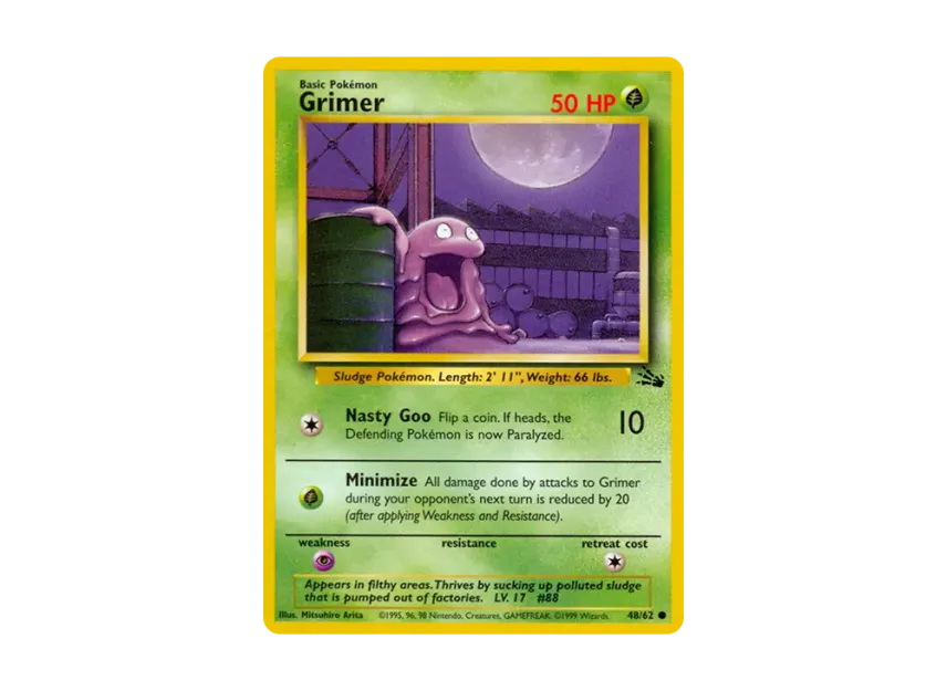 Grimer C [62-FOSSIL 48/62] [EN] (Base "Fossil")
