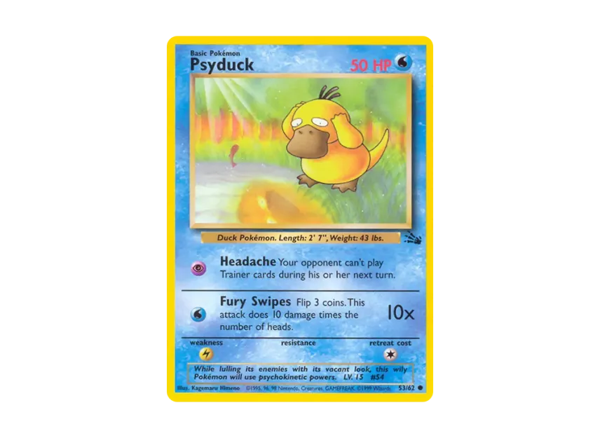 Psyduck C [62-FOSSIL 53/62] [EN] (Base "Fossil")