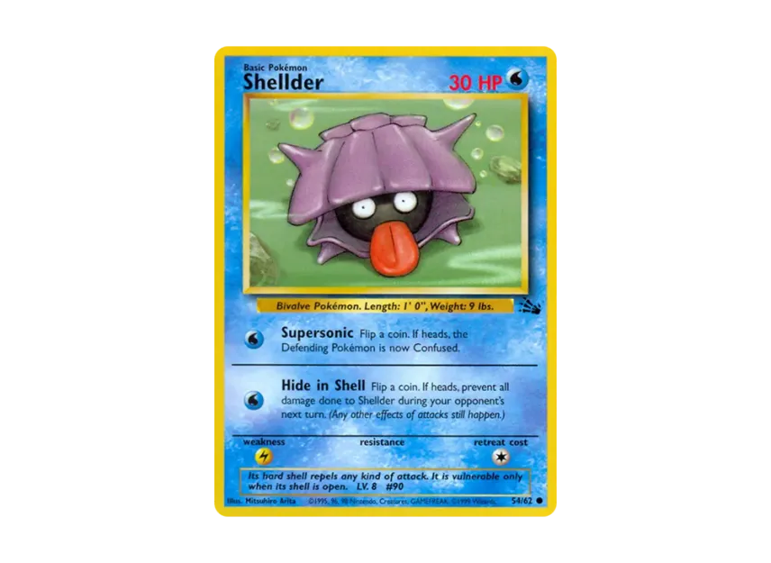 Shellder C [62-FOSSIL 54/62] [EN] (Base "Fossil")