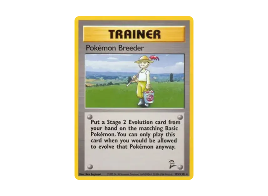 Pokemon Breeder R [130-SET-2 105/130] [EN] (Base "Set 2")