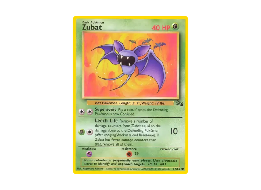 Zubat C [62-FOSSIL 57/62] [EN] (Base "Fossil")