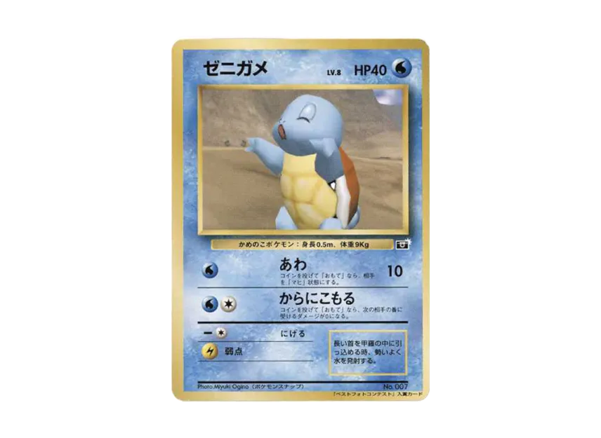 Squirtle : PROMO [SNAP 007] ("Pokemon Snap Best Photo Contest")