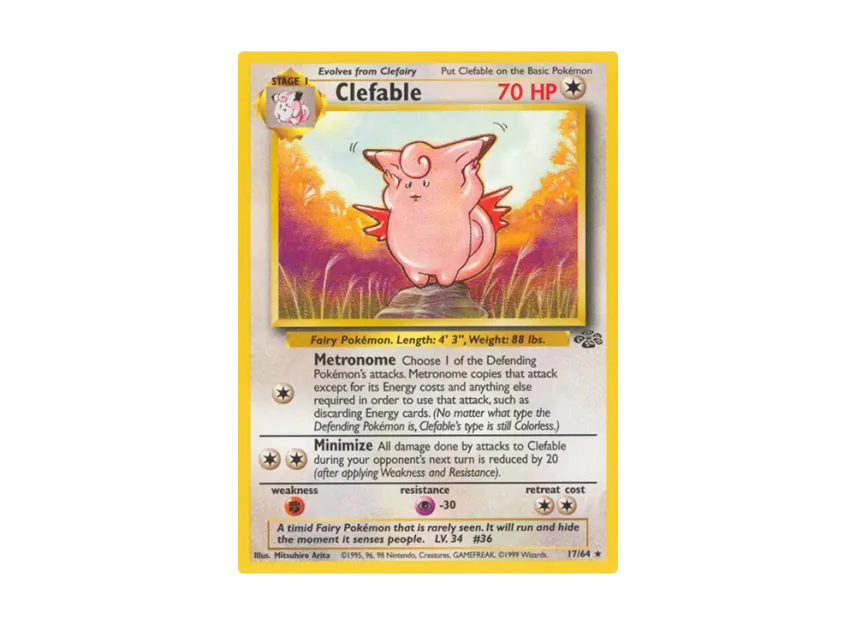 Clefable R [64-JUNGLE 17/64] [EN] (Base "Jungle")