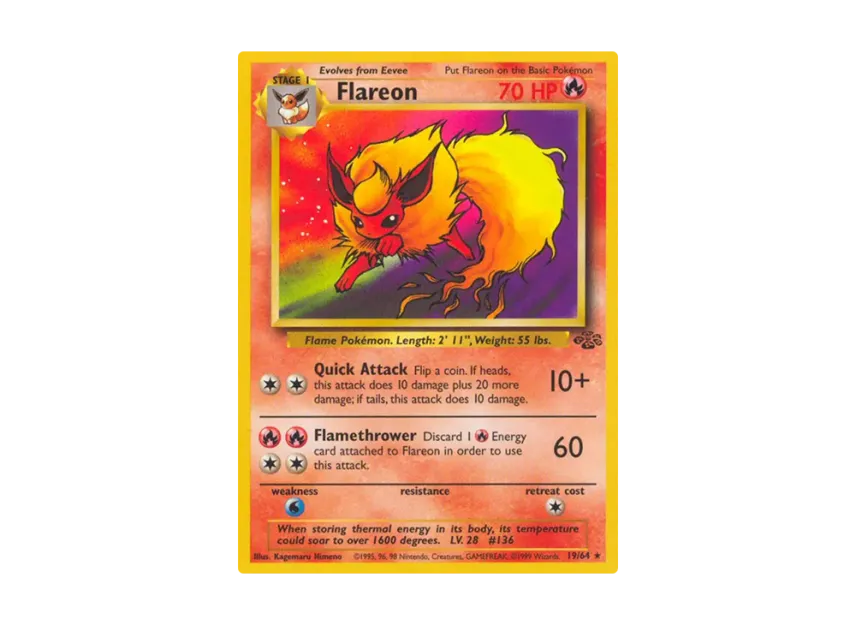 Flareon R [64-JUNGLE 19/64] [EN] (Base "Jungle")