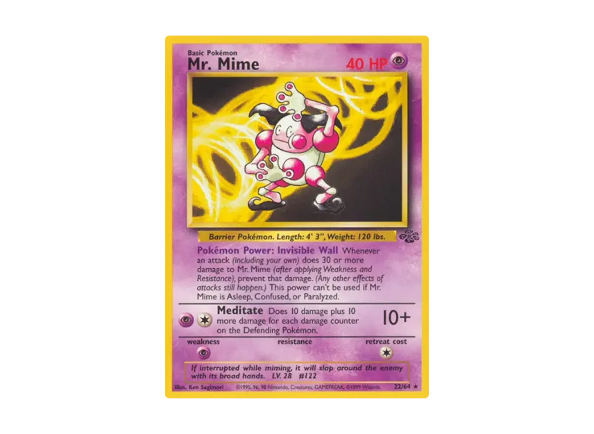 Mr. Mime R [64-JUNGLE 22/64] [EN] (Base "Jungle")