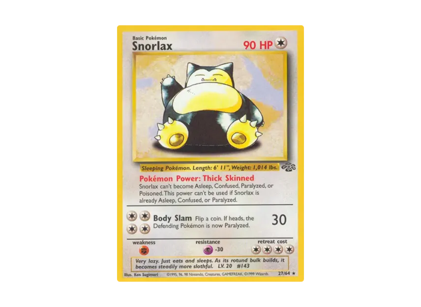 Snorlax R [64-JUNGLE 27/64] [EN] (Base "Jungle")