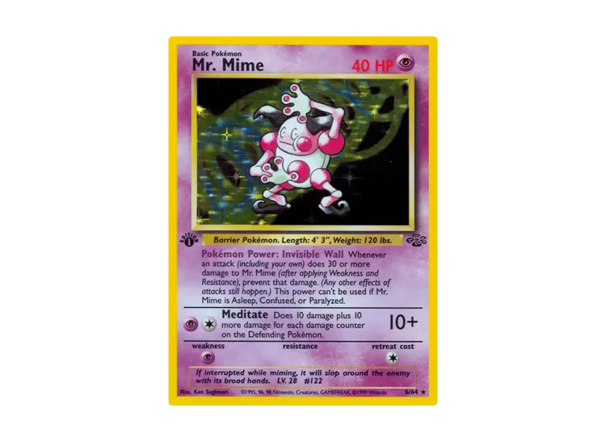Mr. Mime R : 1ED [64-JUNGLE 6/64] [EN] (Base "Jungle")