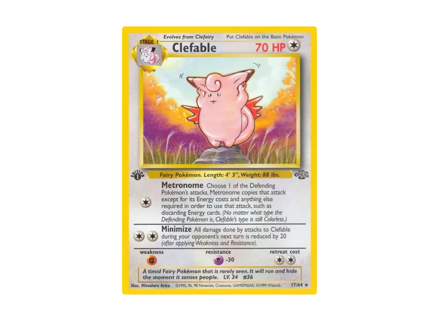 Clefable R : 1ED [64-JUNGLE 17/64] [EN] (Base "Jungle")