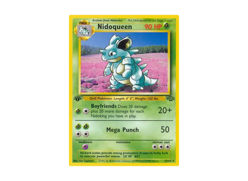Nidoqueen R : 1ED [64-JUNGLE 23/64] [EN] (Base "Jungle")