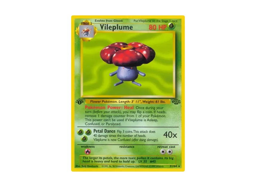 Vileplume R : 1ED [64-JUNGLE 31/64] [EN] (Base "Jungle")