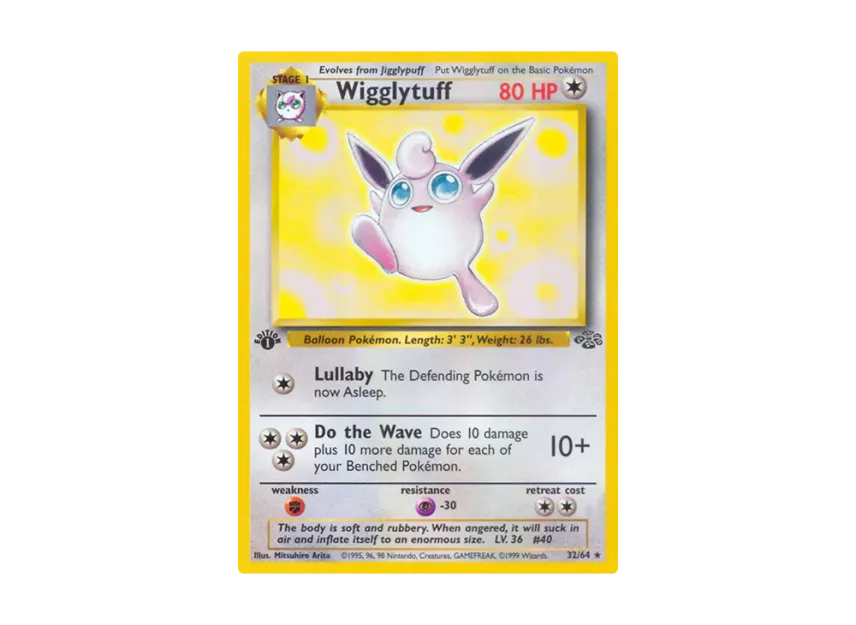 Wigglytuff R : 1ED [64-JUNGLE 32/64] [EN] (Base "Jungle")