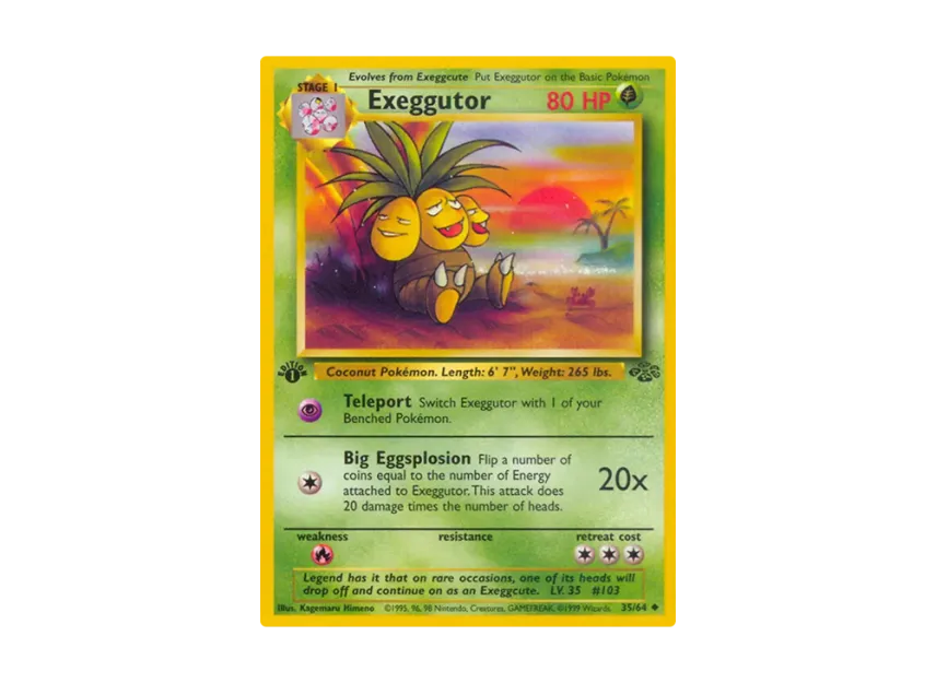 Exeggutor U : 1ED [64-JUNGLE 35/64] [EN] (Base "Jungle")