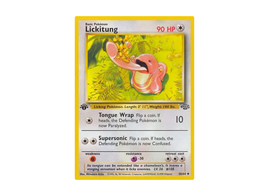 Lickitung U : 1ED [64-JUNGLE 38/64] [EN] (Base "Jungle")