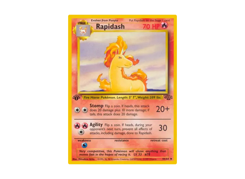 Rapidash U : 1ED [64-JUNGLE 44/64] [EN] (Base "Jungle")