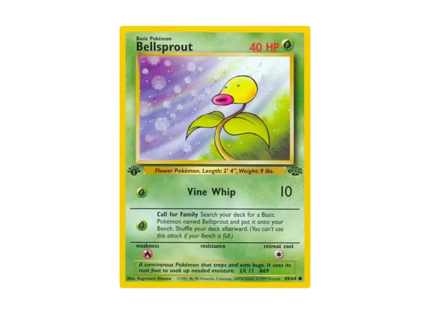 Bellsprout C : 1ED [64-JUNGLE 49/64] [EN] (Base "Jungle")
