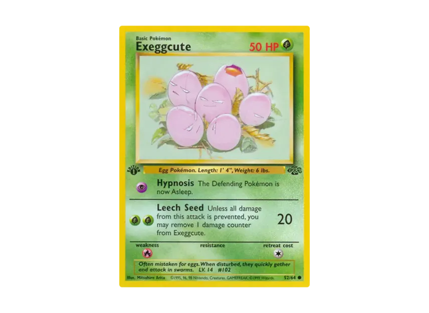 Exeggcute C : 1ED [64-JUNGLE 52/64] [EN] (Base "Jungle")