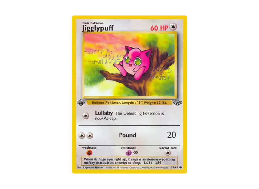 Jigglypuff C : 1ED [64-JUNGLE 54/64] [EN] (Base "Jungle")