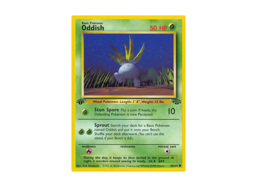 Oddish C : 1ED [64-JUNGLE 58/64] [EN] (Base "Jungle")