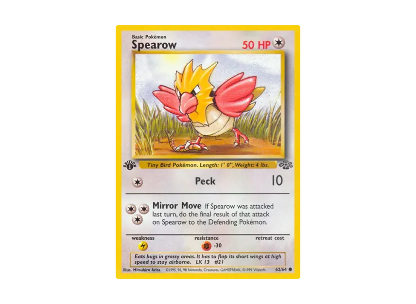 Spearow C : 1ED [64-JUNGLE 62/64] [EN] (Base "Jungle")