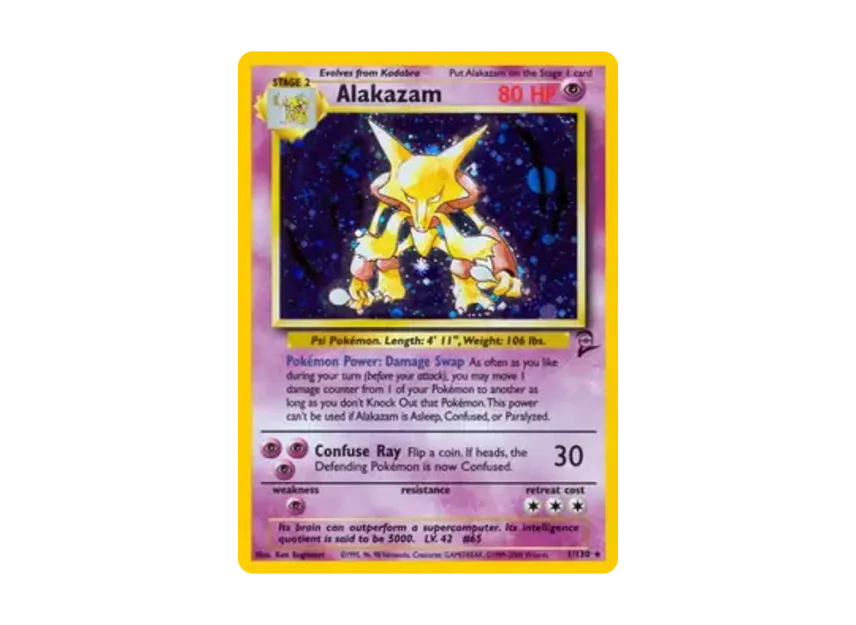 Alakazam R [130-SET-2 1/130] [EN] (Base "Set 2")