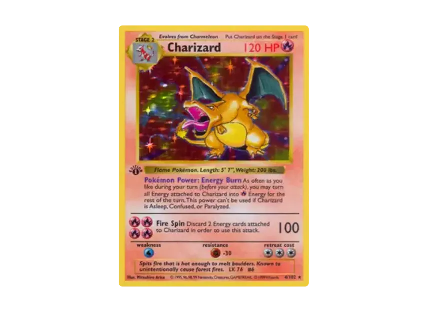 Charizard R [102-SET-1ST-EDITION 4/102] [EN] (Base "Set 1st Edition")