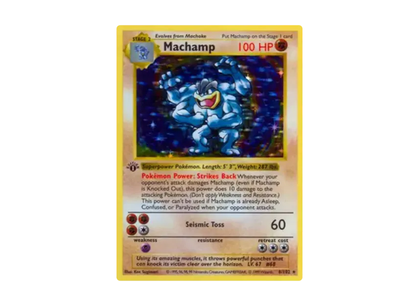 Machamp R [102-SET-1ST-EDITION 8/102] [EN] (Base "Set 1st Edition")