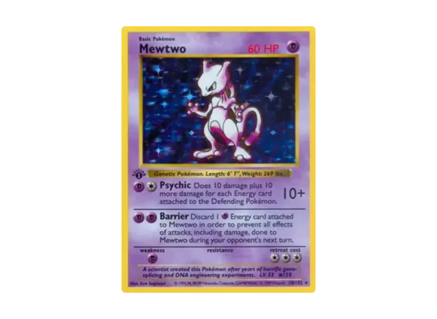 Mewtwo R [102-SET-1ST-EDITION 10/102] [EN] (Base "Set 1st Edition")