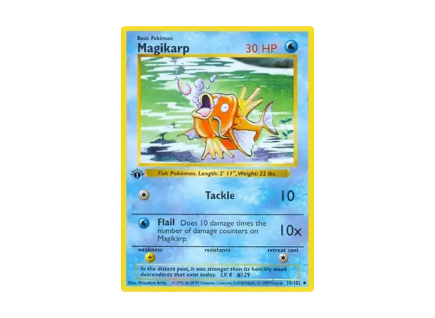 Magikarp U [102-SET-1ST-EDITION 35/102] [EN] (Base "Set 1st Edition")