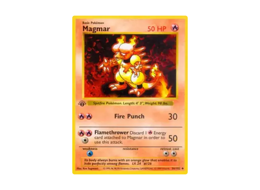 Magmar U [102-SET-1ST-EDITION 36/102] [EN] (Base "Set 1st Edition")