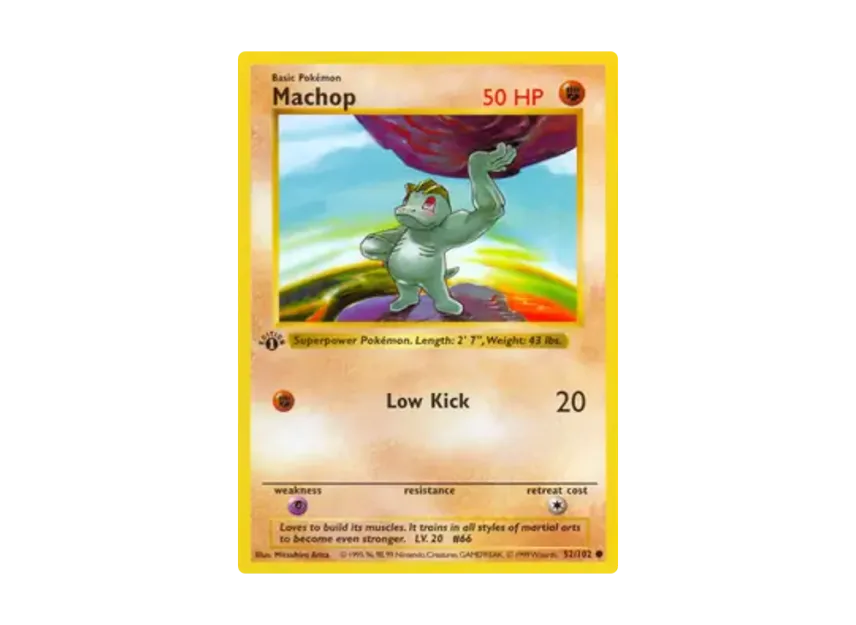 Machop C [102-SET-1ST-EDITION 52/102] [EN] (Base "Set 1st Edition")