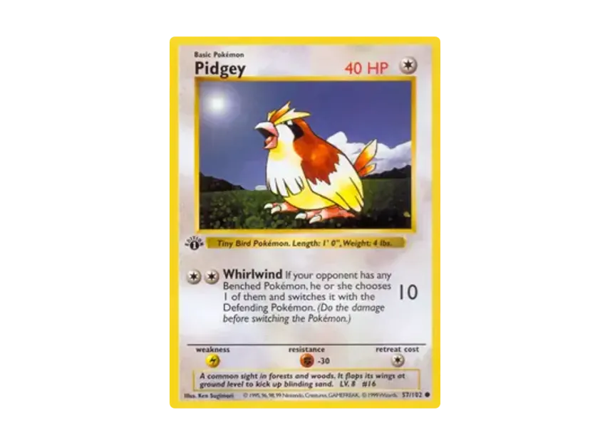 Pidgey C [102-SET-1ST-EDITION 57/102] [EN] (Base "Set 1st Edition")