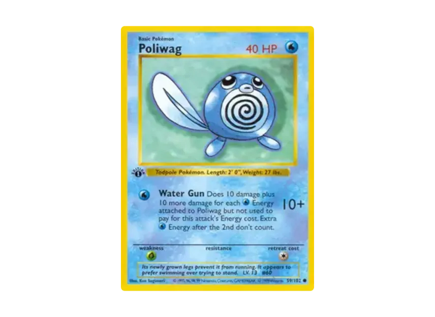 Poliwag C [102-SET-1ST-EDITION 59/102] [EN] (Base "Set 1st Edition")