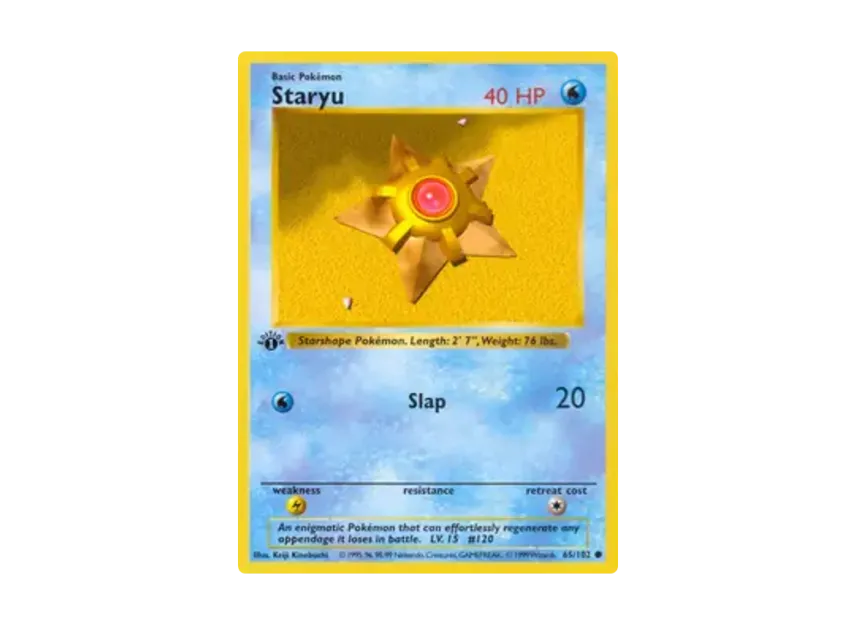 Staryu C [102-SET-1ST-EDITION 65/102] [EN] (Base "Set 1st Edition")