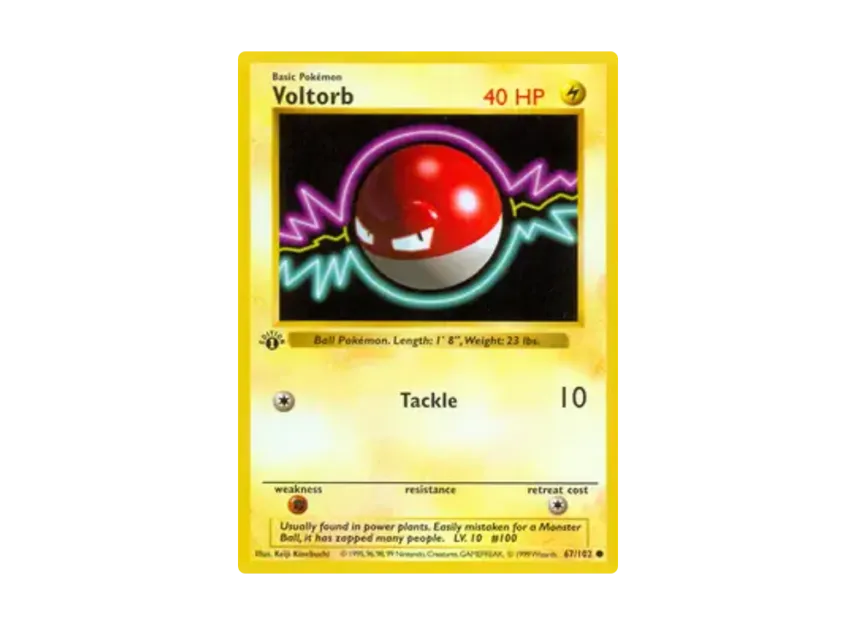 Voltorb C [102-SET-1ST-EDITION 67/102] [EN] (Base "Set 1st Edition")