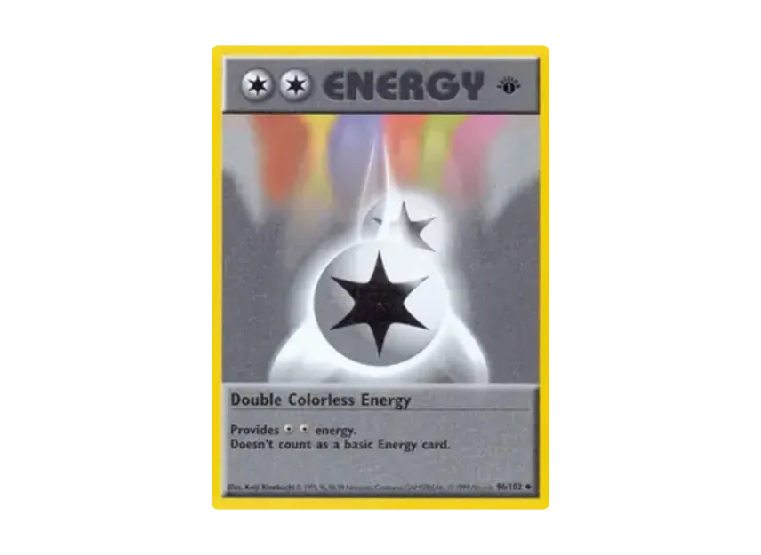 Double Colorless Energy U [102-SET-1ST-EDITION 96/102] [EN] (Base "Set 1st Edition")