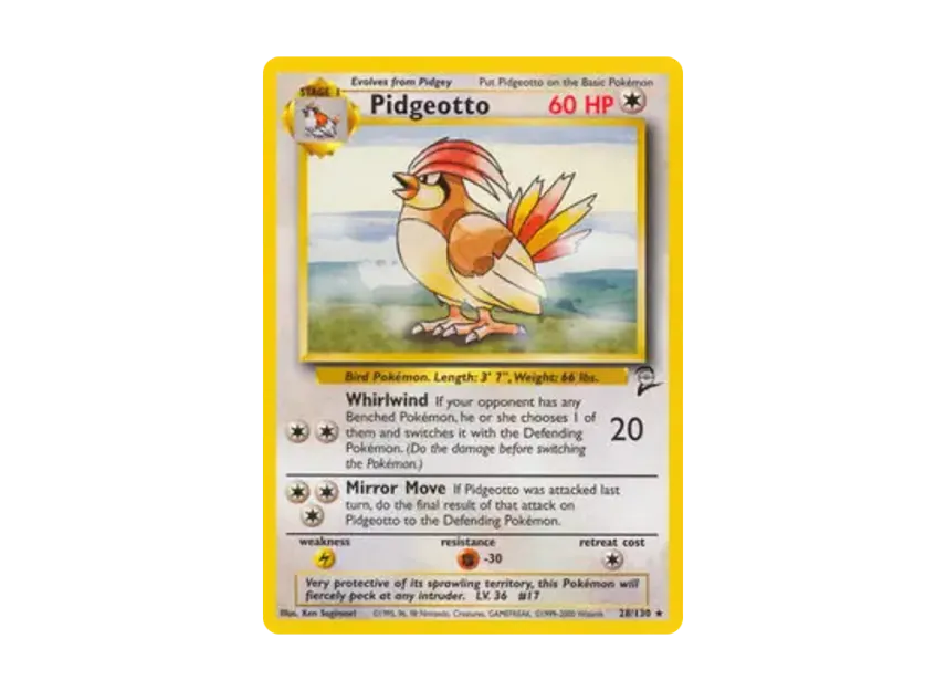 Pidgeotto R [130-SET-2 28/130] [EN] (Base "Set 2")