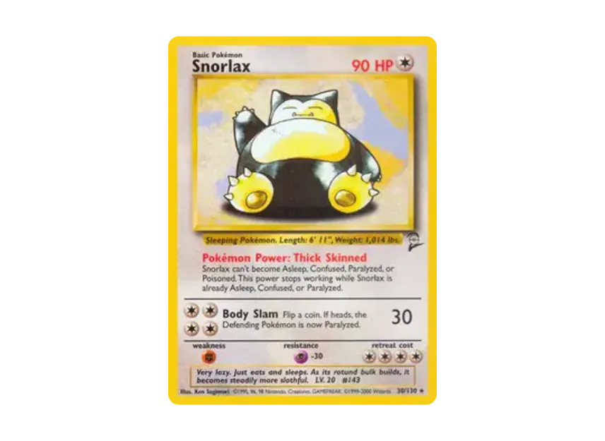 Snorlax R [130-SET-2 30/130] [EN] (Base "Set 2")